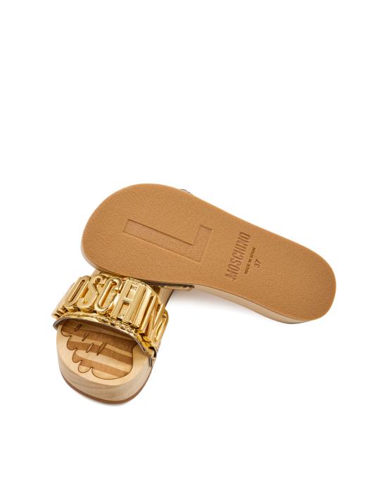 26SS 모스키노 뮬/슬리퍼 MA28314Z1O MC5 901 ORO - MOSCHINO