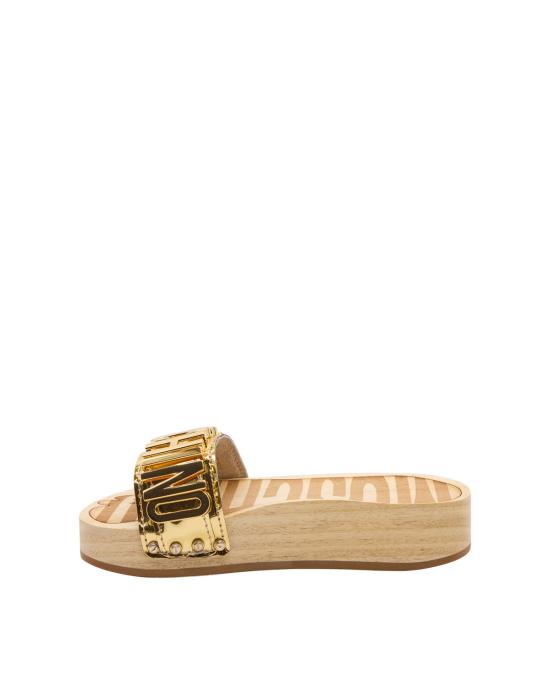 26SS 모스키노 뮬/슬리퍼 MA28314Z1O MC5 901 ORO - MOSCHINO