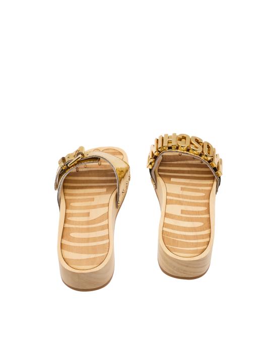 26SS 모스키노 뮬/슬리퍼 MA28314Z1O MC5 901 ORO - MOSCHINO