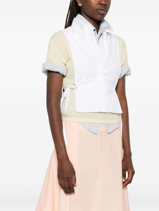 26SS 미우미우 셔츠 MK2024 19SEF0009 WHITE - MIU MIU