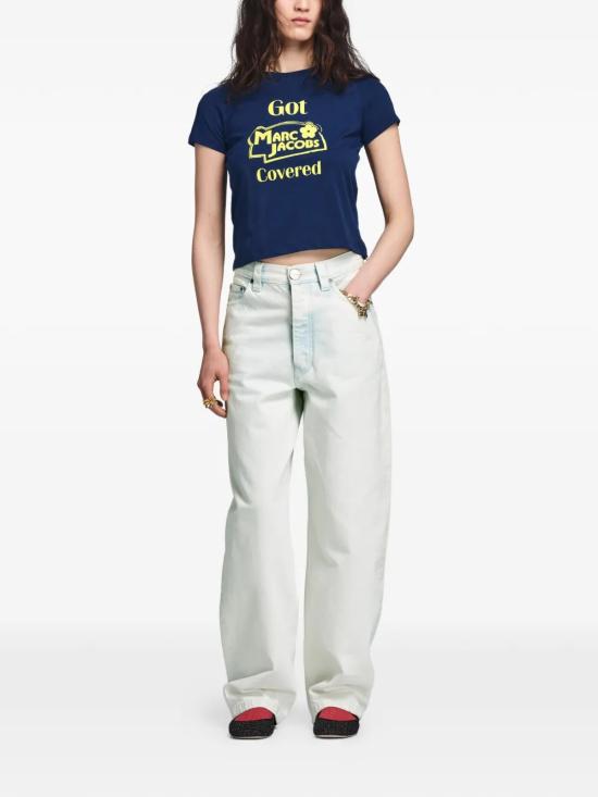 26FW 마크제이콥스 반팔 티셔츠 2P6RTP029C46411 Blue - MARC JACOBS