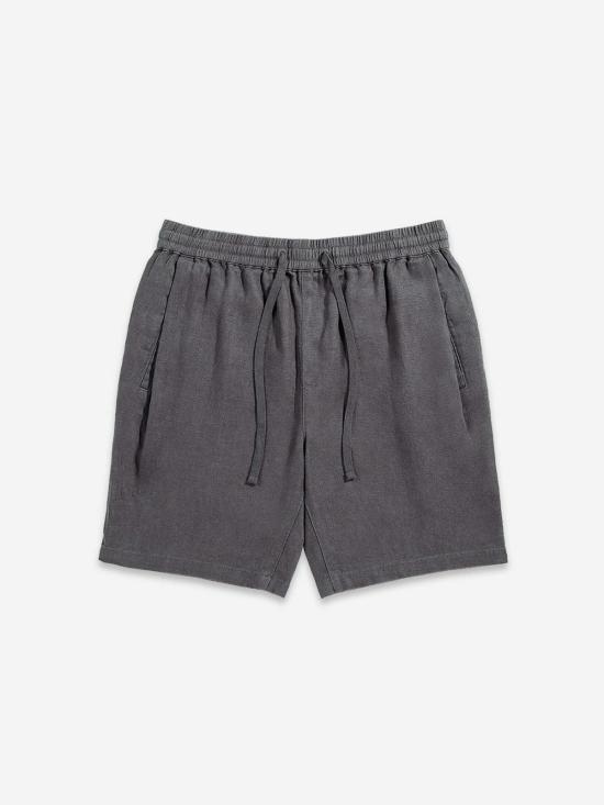  오엔에스 숏팬츠 O.N.S 워드 워시드 린넨 숏 단조 철