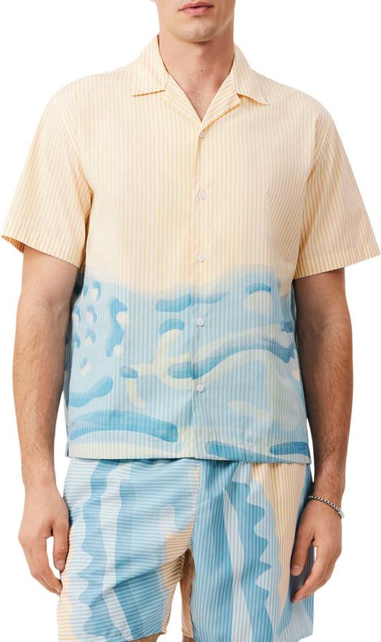 26SS 라코스테 반팔 셔츠 CH19953IY YELLOW - LACOSTE