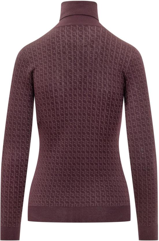 25FW 엘리자베타프랜치 터틀넥 MK23S56E2EA4 PURPLE - ELISABETTA FRANCHI