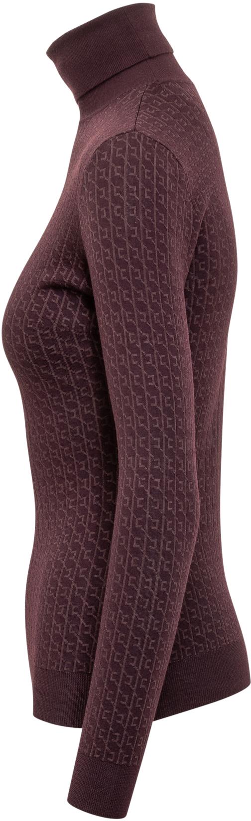 25FW 엘리자베타프랜치 터틀넥 MK23S56E2EA4 PURPLE - ELISABETTA FRANCHI