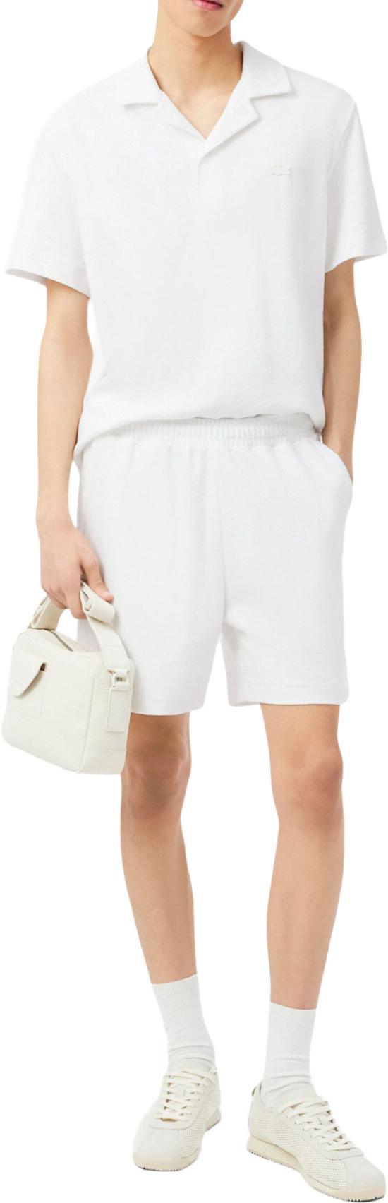 라코스테 숏팬츠 1000137 WHITE - LACOSTE