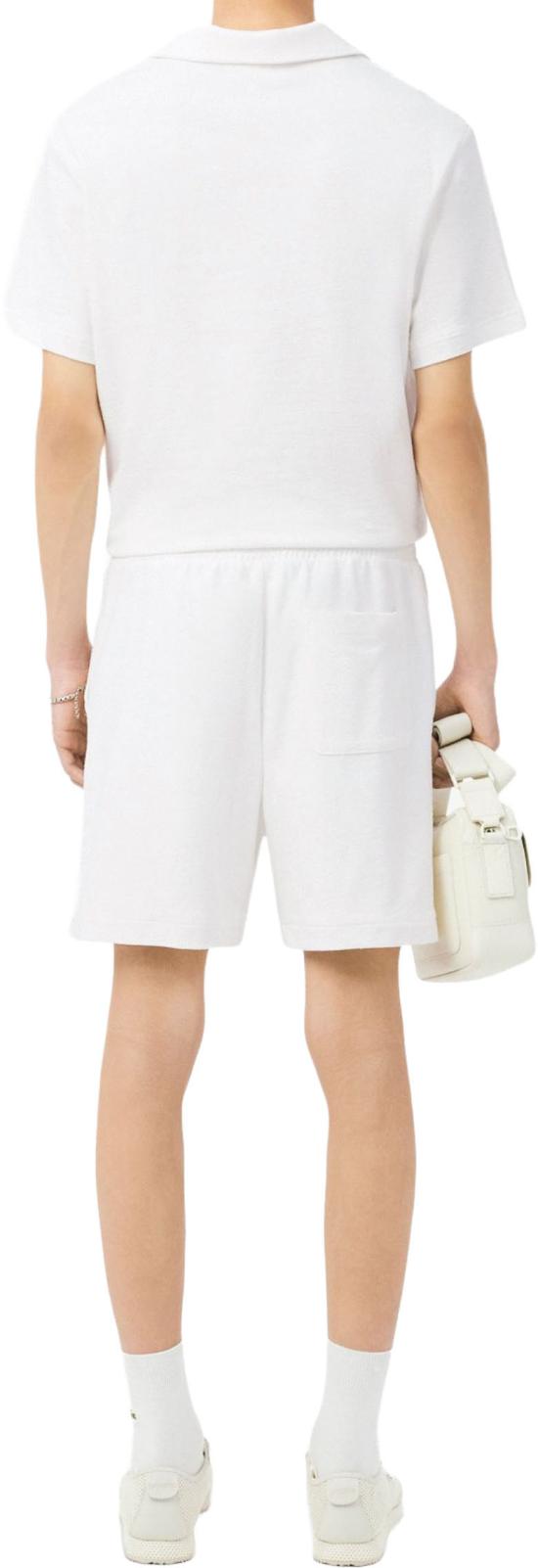  라코스테 숏팬츠 1000137 WHITE - LACOSTE