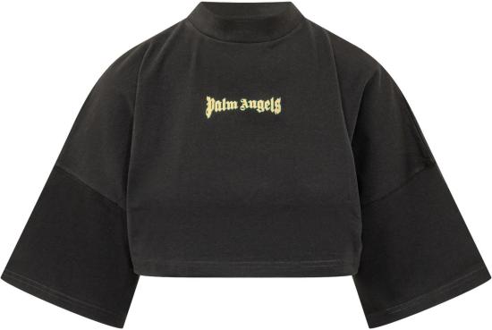 26SS 팜앤젤스 반팔 티셔츠 PWAA054S26JER0031018 BLACK