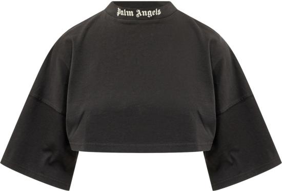 26SS 팜앤젤스 반팔 티셔츠 PWAA054S26JER001100A BLACK