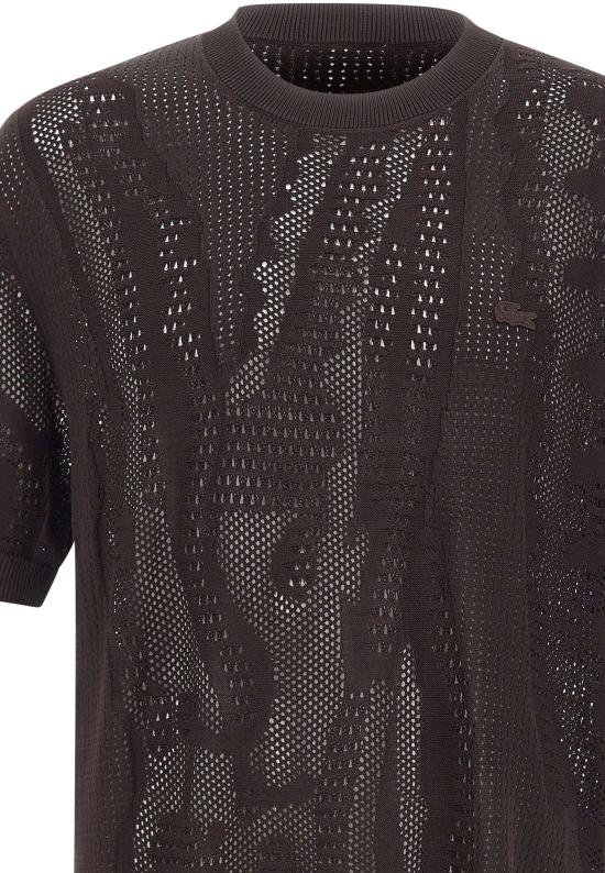 26SS 라코스테 스웨터 AH07973LA BROWN - LACOSTE