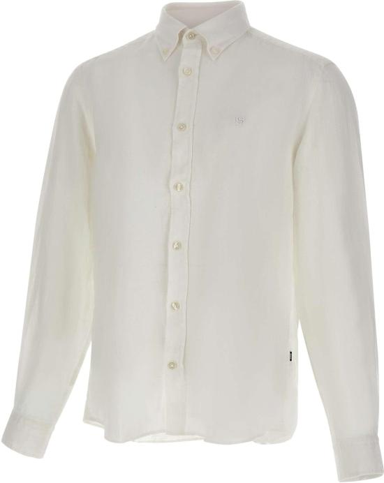 26SS 보스 긴팔 셔츠 50556077100 WHITE