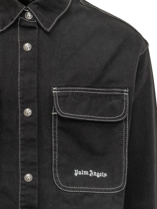 26SS 팜앤젤스 긴팔 셔츠 PMYD024S26DEN0011003 DONKERGREY - PALM ANGELS