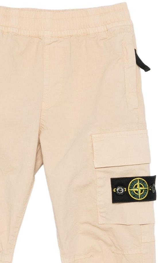 26SS [키즈] 스톤 아일랜드 트레이닝/조거 팬츠 L1S163100003S0001V0090 BEIGE - STONE ISLAND