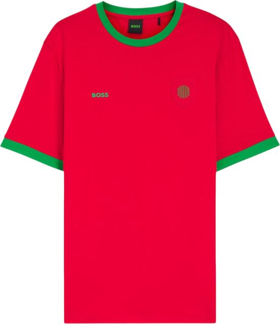 26SS 보스 반팔 티셔츠 1000418 RED