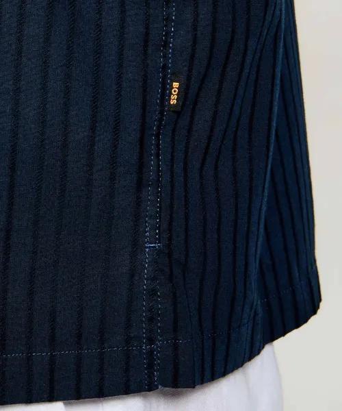 26SS 보스 반팔 셔츠 50559321 10277648 01 404 Dark blue - BOSS