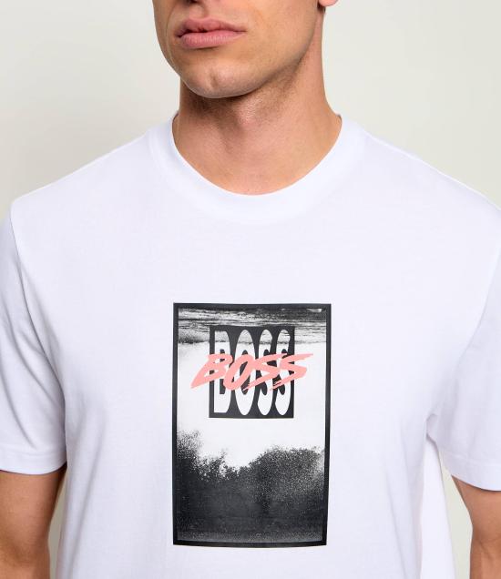 26SS 보스 반팔 티셔츠 50561846 10277382 01 100 White - BOSS