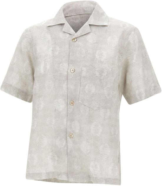 26SS 일레븐티 반팔 셔츠 M75CAMK09TES0M1250002 LICHTGREY