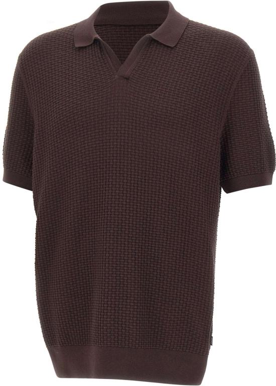 26SS 보스 폴로 티셔츠 50561613207 BROWN