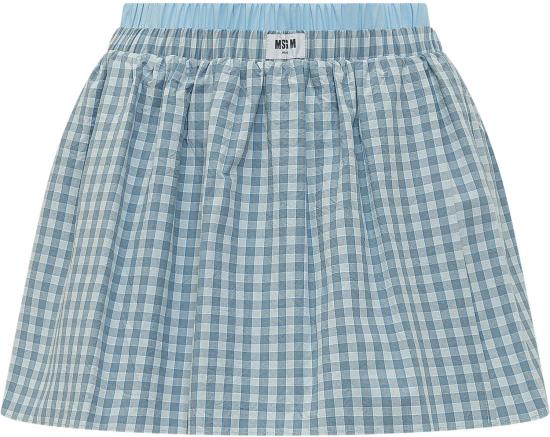 26SS 엠에스지엠 숏 스커트 4041MDB06Y26710884 LICHTBLUE