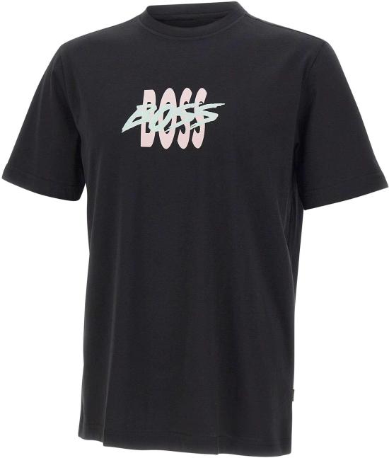 26SS 보스 반팔 티셔츠 50561850001 BLACK