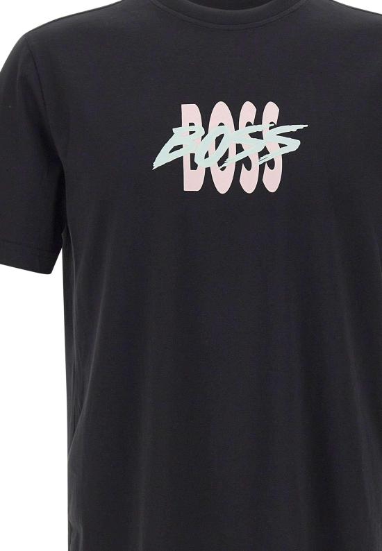 26SS 보스 반팔 티셔츠 50561850001 BLACK - BOSS