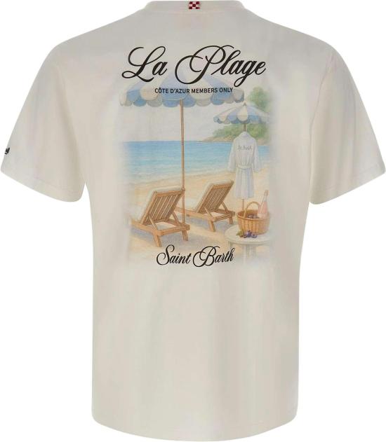 26SS 세인트바쓰 반팔 티셔츠 PRL000204289L WHITE - MC2 SAINT BARTH