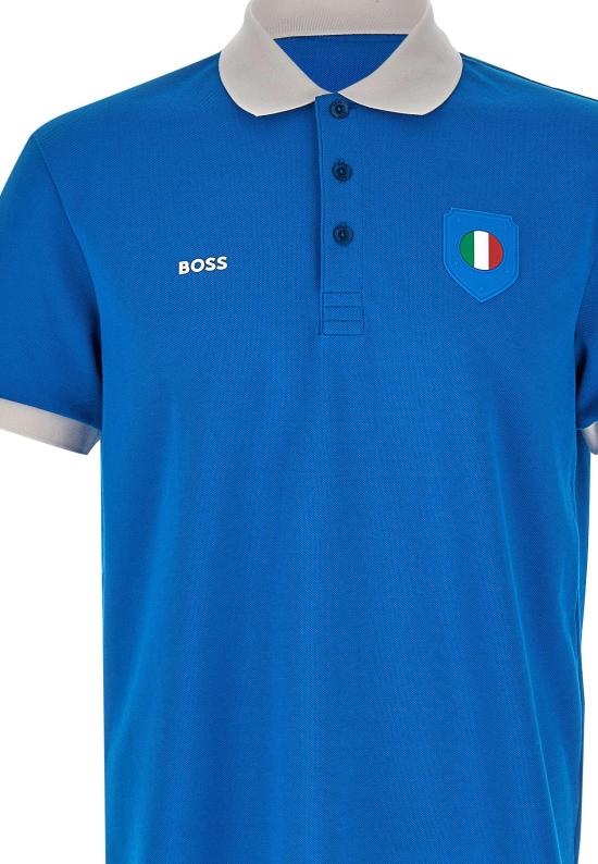 26SS 보스 폴로 티셔츠 50559263430 BLUE - BOSS