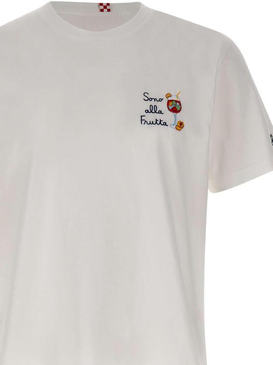 26SS 세인트바쓰 반팔 티셔츠 POT000104426L WHITE - MC2 SAINT BARTH