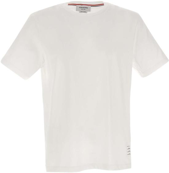 26FW 톰브라운 저지 릴렉스드 사이드 슬릿 티 MJS067A00042100 WHITE