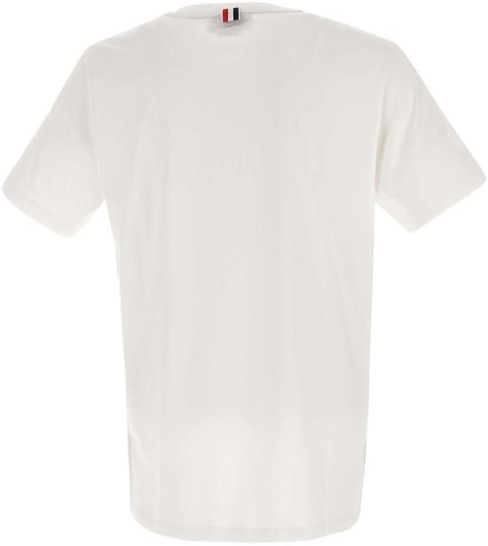 26FW 톰브라운 저지 릴렉스드 사이드 슬릿 티 MJS067A00042100 WHITE - THOM BROWNE