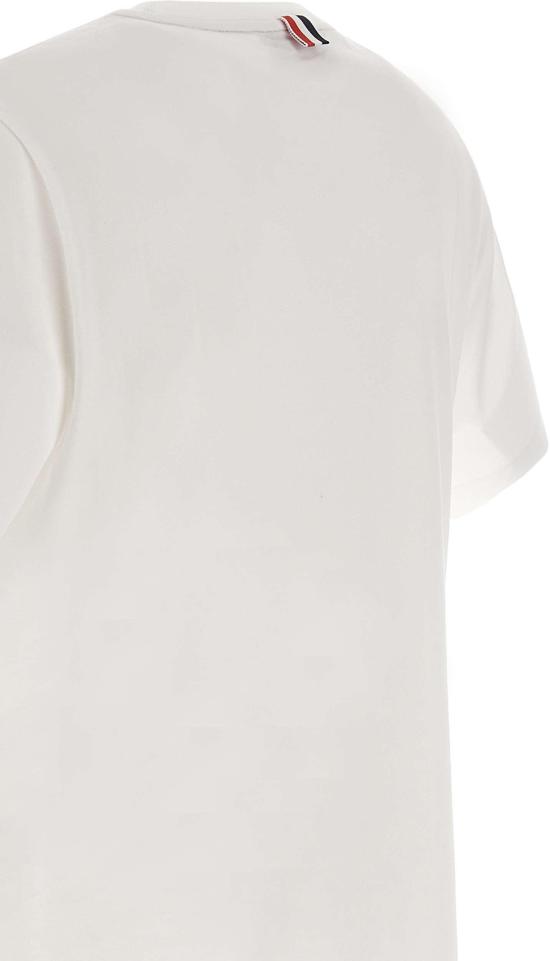 26FW 톰브라운 저지 릴렉스드 사이드 슬릿 티 MJS067A00042100 WHITE - THOM BROWNE
