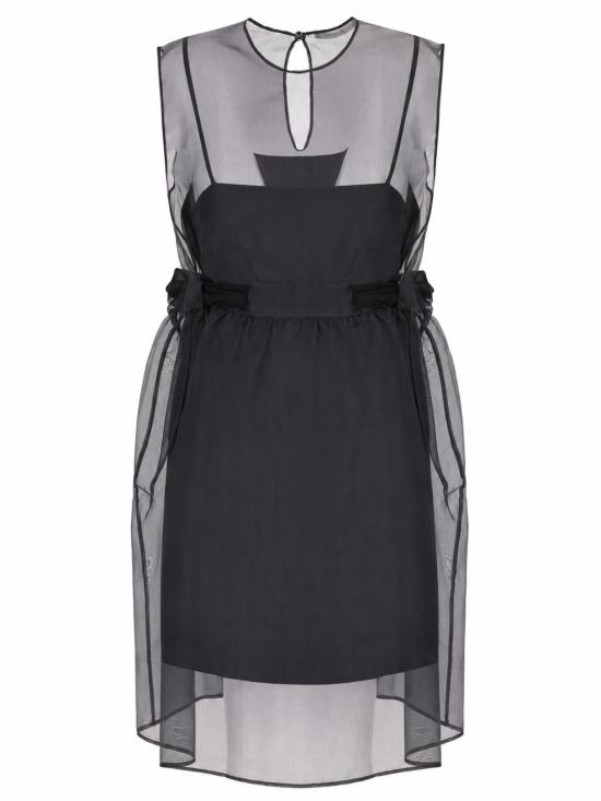 26FW 라 로즈 미디 원피스 245050728302 NERO - LA ROSE