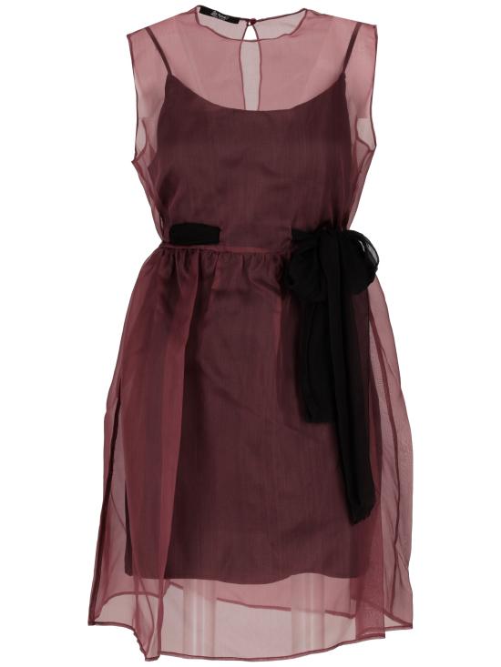 26FW 라 로즈 미디 원피스 245050728346 BORDEAUX