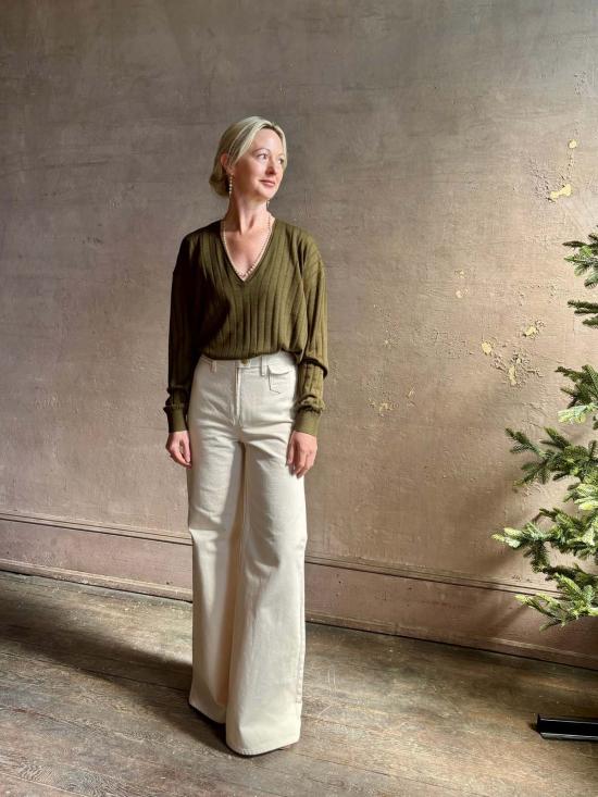  레이첼 코미 스웨터 마리온 브이넥 - RACHEL COMEY