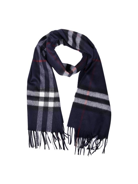 26SS 버버리 체크 캐시미어 머플러 8112641 A1249 INK BLUE - BURBERRY