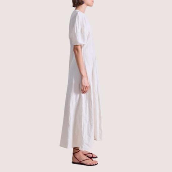  어피스 어파트 롱 원피스 Apiece Apart Bettina 맥시 드레스 레드 - APIECE APART