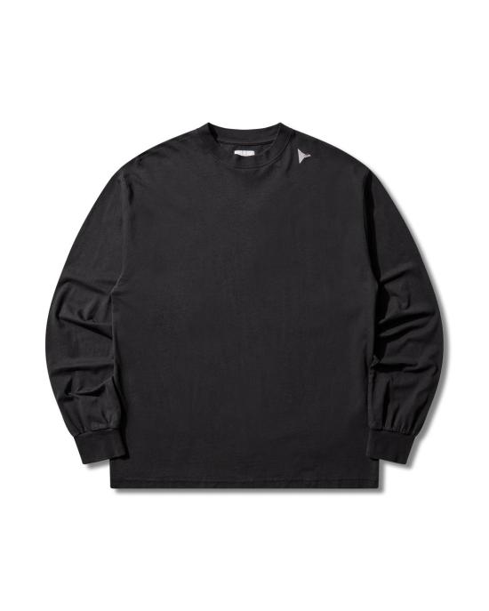 26FW 로아 긴팔 티셔츠 YBUW010FA04 BLK0020 WASHED BLACK DOM