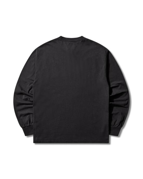 26FW 로아 긴팔 티셔츠 YBUW010FA04 BLK0020 WASHED BLACK DOM - ROA