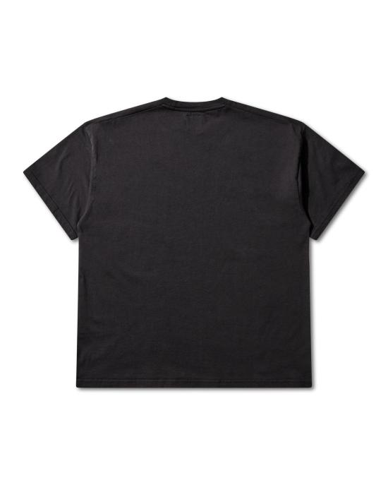 26SS 로아 로고 티셔츠 YBUW011JY01BLK0020 WASHED BLACK DOM - ROA