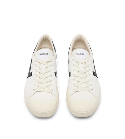 26SS 톰포드 스니커즈 J1379 LCL046N WNO OPTICALWHITE BLACK IVORY DOM - TOMFORD