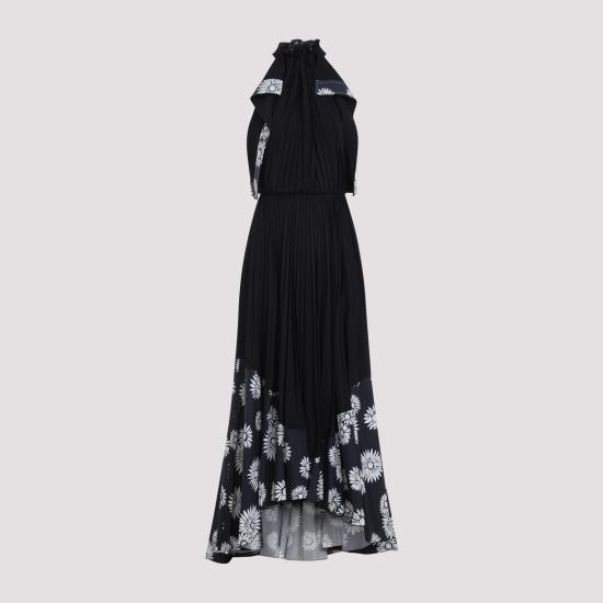 26SS 랑방 롱 원피스 RWDR00276272P26 10 BLACK