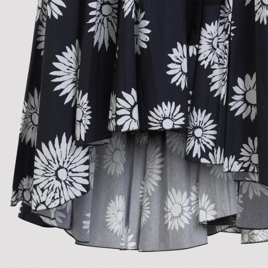 26SS 랑방 롱 원피스 RWDR00276272P26 10 BLACK - LANVIN