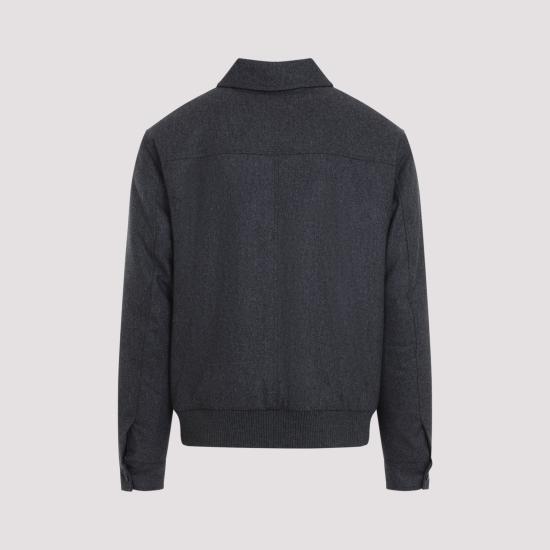 26FW 키톤 봄버 자켓 UW2494V0452L15006 GRIGIO SCURO - KITON
