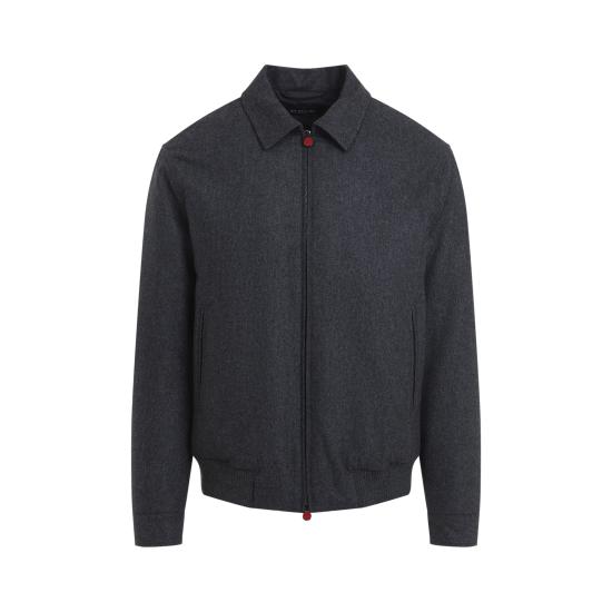 26FW 키톤 봄버 자켓 UW2494V0452L15006 GRIGIO SCURO - KITON