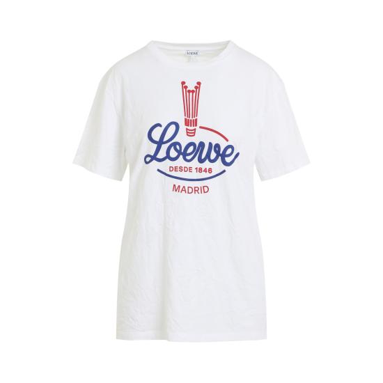 26FW 로에베 반팔 티셔츠 S540Y22X93 2100 WHITE - LOEWE