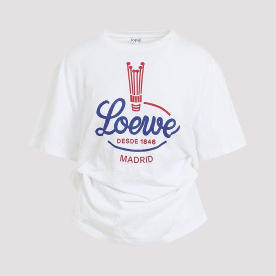26FW 로에베 반팔 티셔츠 S540Y22X93 2100 WHITE - LOEWE
