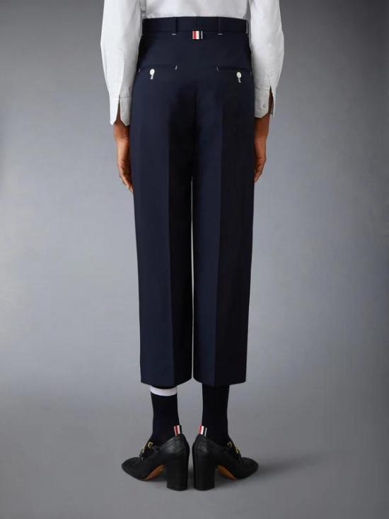 26SS 톰브라운 스트레이트 팬츠 FTC519UF0175 415 NAVY - THOM BROWNE