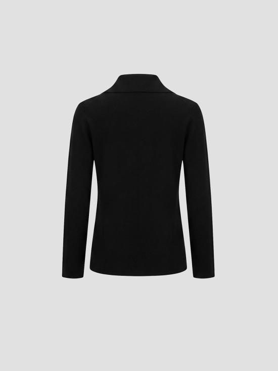 26SS 토템 후드 티셔츠 262WRT0797YA0243 001 BLACK - TOTEME