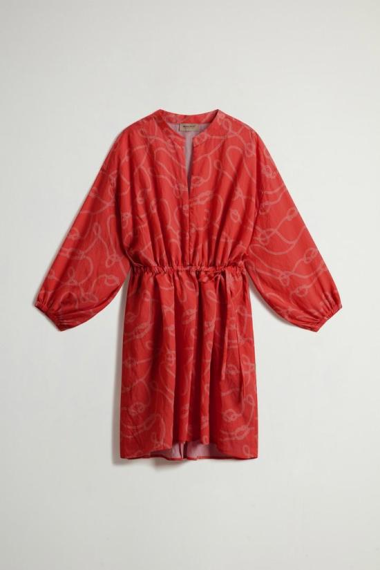 26SS 울리치 미디 원피스 CFWWDR2025FRUT5331 5550 PAPRIKA ROPE