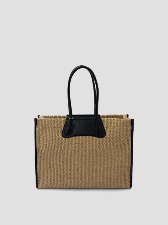 26SS 비비안웨스트우드 엠보싱 오르브 로고 토트백 4D01000LUW01D0 B402 NATURAL - VIVIENNE WESTWOOD